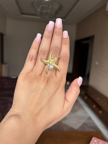 Star Pearl Golden Ring